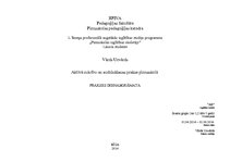 Prakses atskaite 'Aktīvā mācību un audzināšanas prakse pirmsskolā', 1.