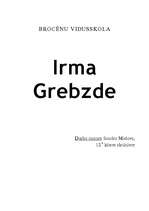 Referāts 'Irma Grebzde', 1.