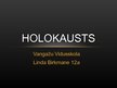 Prezentācija 'Holokausts', 1.