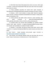 Referāts 'Drošības faktoru nozīme ceļojumu un tūrisma galamērķa izvēlē', 47.