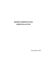 Referāts 'Korupcija Latvijā', 1.