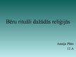 Prezentācija 'Bēru rituāli dažādās reliģijās', 1.