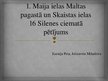 Prezentācija '1.Maija ielas Maltas pagastā un Skaistas ielas 16 Silenes ciematā pētījums', 1.
