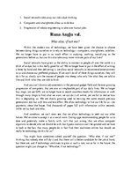 Eseja 'Who Else, if not Me?', 1.