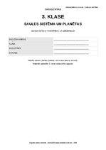 Paraugs 'Saules sistēma un planētas', 1.