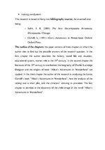 Diplomdarbs 'Child in the Novel "Alice’s Adventures in Wonderland" by Lewis Carroll', 11.