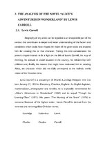 Diplomdarbs 'Child in the Novel "Alice’s Adventures in Wonderland" by Lewis Carroll', 40.