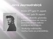 Prezentācija 'Jānis Jaunsudrabiņš', 2.