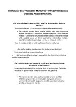 Konspekts 'Intervija ar menedžeri', 1.