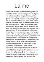 Eseja 'Laime', 1.