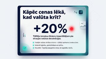 Prezentācija 'Valūtas kursu svārstības un importēto preču cenas', 2.