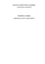 Konspekts 'Projekta izstrāde. Hipotekārais kredīts mājokļa iegādei', 1.