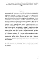 Diplomdarbs 'Profesionālā stresa uztveršana saistībā ar psihisko veselību un psihisko labklāj', 4.