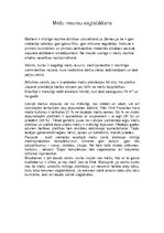 Eseja 'Meža resursu saglabāšana', 1.