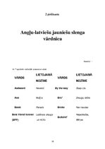 Referāts 'Angļu valodas ietekme uz jauniešu valodu ikdienā', 18.