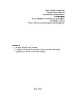 Konspekts 'Informācijas tehnoloģija un komunikācija', 1.