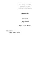 Eseja 'Ideju vēsture. Viljams Šekspīrs "Hamlets"', 1.