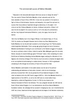 Eseja 'The Controversial Success of Nelson Mandela', 1.