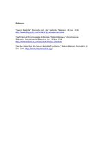 Eseja 'The Controversial Success of Nelson Mandela', 3.