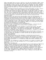 Eseja 'The Emergence of an Information Society', 2.
