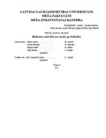 Prakses atskaite 'Koksnes mācība un meža prečzinība', 1.