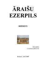 Referāts 'Āraišu ezerpils', 1.