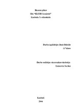 Biznesa plāns 'SIA “Klubs Lemisele”', 1.