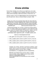 Konspekts 'Krona slimība', 2.