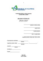 Prakses atskaite 'Finanšu analīze', 1.