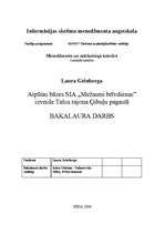 Diplomdarbs 'Atpūtas bāzes SIA "Mežasmi brīvdienas" izveide Talsu rajona Ģibuļu pagastā', 1.