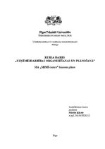 Biznesa plāns 'Bērnu pieskatīšanas centrs', 1.