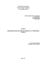 Referāts 'Demokrātiskais elitisms M.Vēbera un J.Šumpētera darbos', 1.