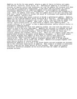 Eseja 'Pathological Gambling', 1.