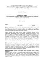 Konspekts 'Volejbola komandas saliedētība, spēlētāju vizualizācija un rezultāti sacensībās ', 1.