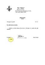 Paraugs 'Rīkojuma paraugs', 1.