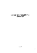 Referāts 'Hiacinšu audzēšana', 1.