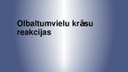 Prezentācija 'Olbaltumvielu krāsu reakcijas', 1.