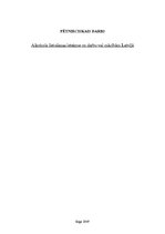 Referāts 'Alkohola lietošanas ietekme uz darbu vai mācībām Latvijā', 1.