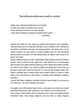 Eseja 'Noras Ikstenas iedvesmas avoti un uzskati', 1.