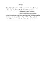 Referāts 'Vēstījuma elements - tēlojums', 2.