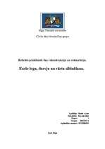 Referāts 'Esošo logu, durvju un vārtu siltināšana', 1.