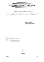 Referāts 'Atvērtais ieguldījumu fonds "Parex Austrumeiropas Obligāciju fonds"', 1.