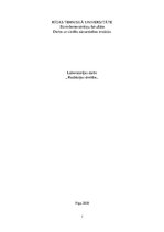 Konspekts 'Radiācijas drošība', 1.