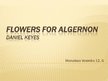 Prezentācija 'Daniel Keyes "Flowers for Algernon"', 1.