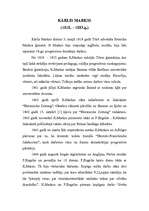 Referāts 'Kārlis Markss', 1.