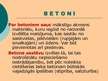 Prezentācija 'Betoni', 2.