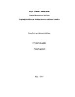 Referāts 'Investīciju projekta novērtēšana', 1.