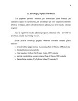 Referāts 'Investīciju projekta novērtēšana', 9.