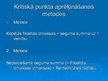 Prezentācija 'Kritiskā punkta analīze un metodes', 4.