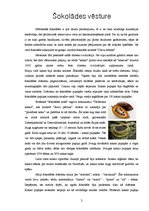 Referāts 'Šokolādes dzīves cikls', 2.